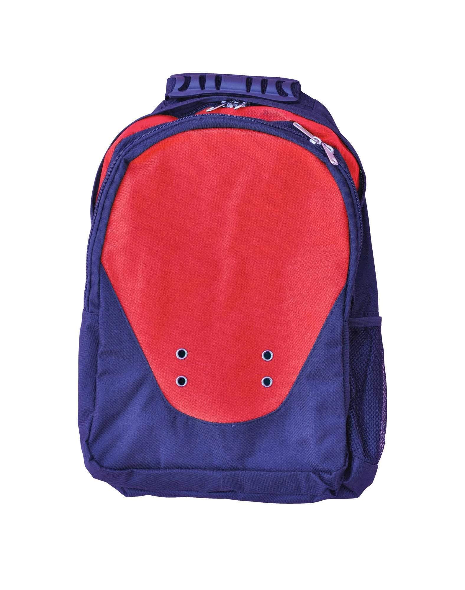 Climber Backpack B5001 Active Wear Winning Spirit Navy/Red "(w)33cm x (h)42cm x (d)17.5cm, Capacity 24.3 Litres"